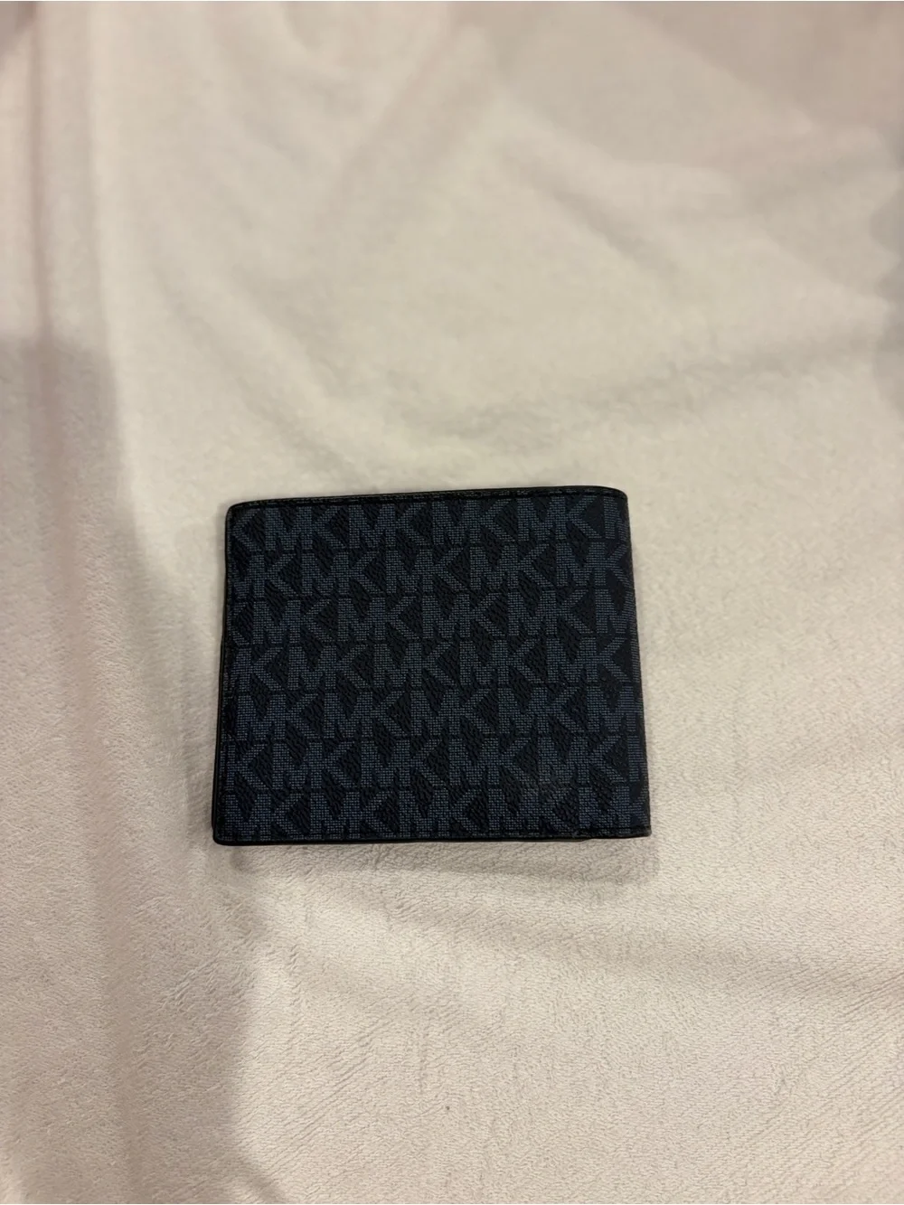 Michael Kors Men's MK Logo Black/Navy Wallet